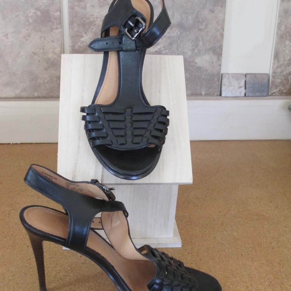 Coach Leather Sandals